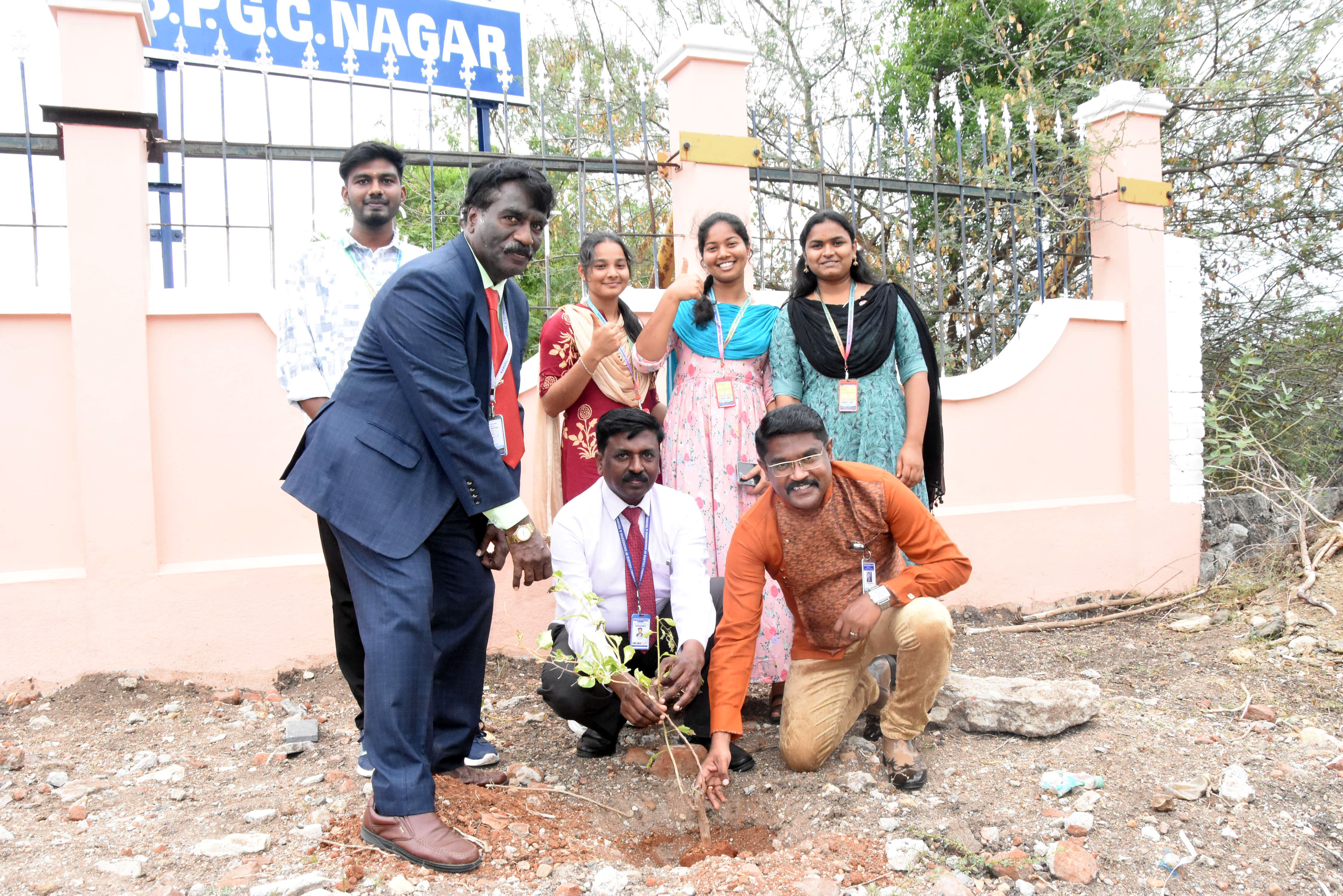 Rotaract Club of KCET by Planting of Sapplings